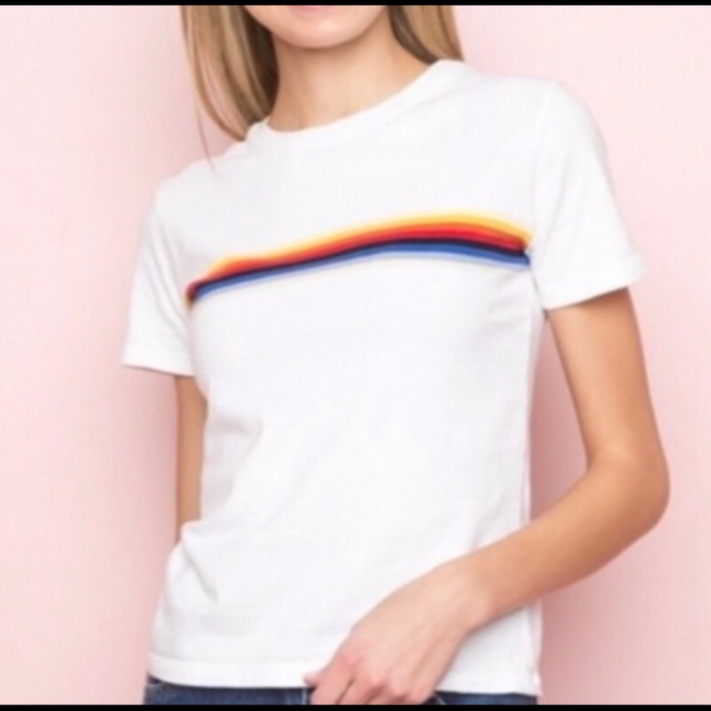 Brandy Melville (john galt) stripe top